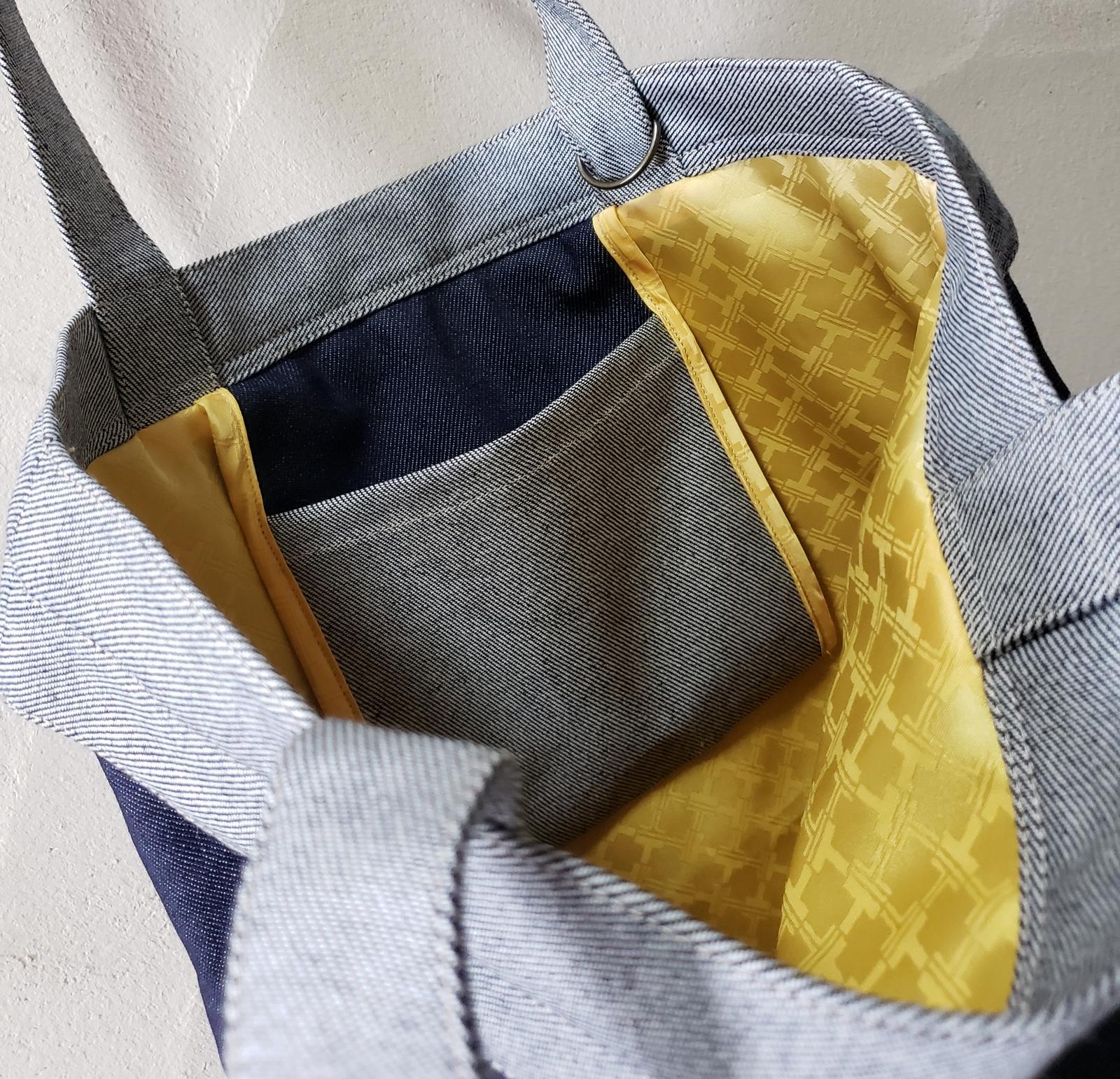 check☑それどこの？って 聞かれがち。老若男女問わずの人気モデル/ロールアップデザインデニムトート | 10枚目