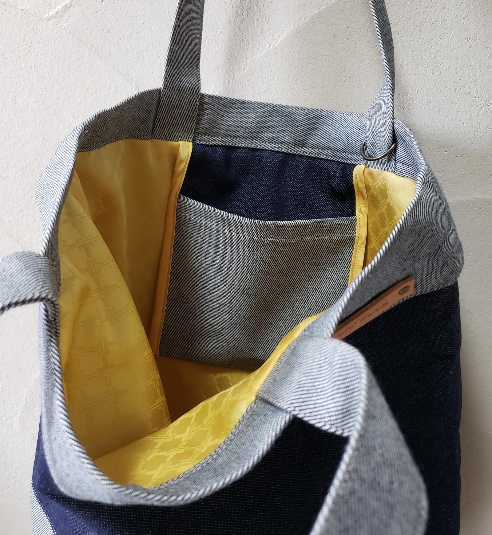 check☑それどこの？って 聞かれがち。老若男女問わずの人気モデル/ロールアップデザインデニムトート | 14枚目