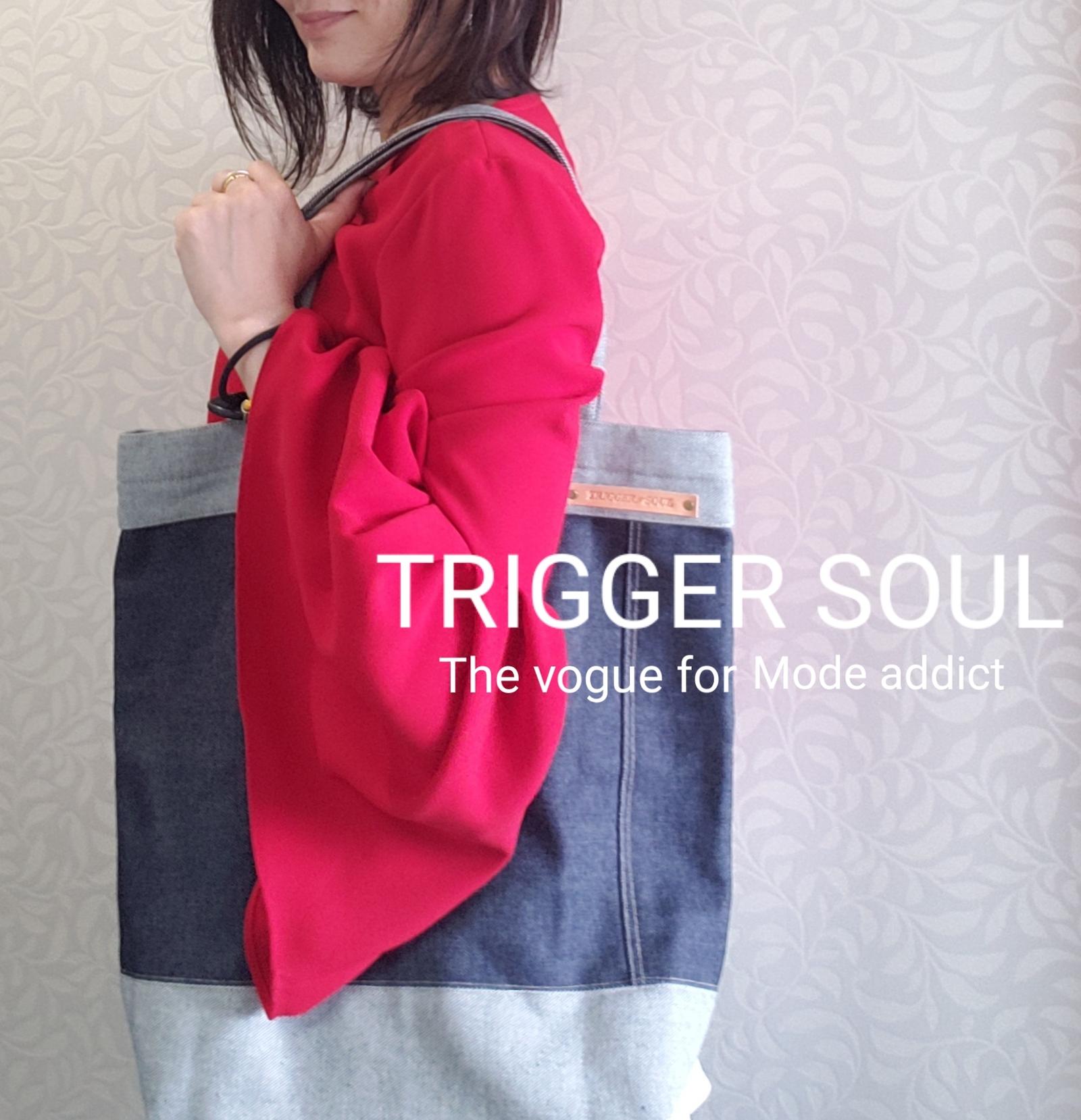 check☑それどこの？って 聞かれがち。老若男女問わずの人気モデル/ロールアップデザインデニムトート | 2枚目