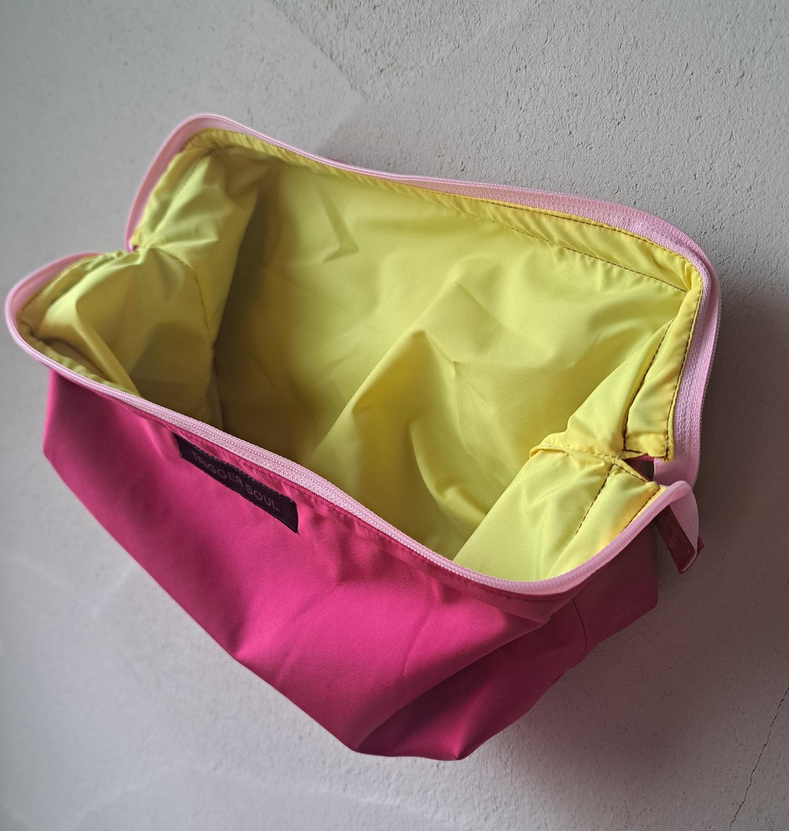 見せたくなる。コロコロナイロンワイヤーポーチ /ピンク/L | 9枚目