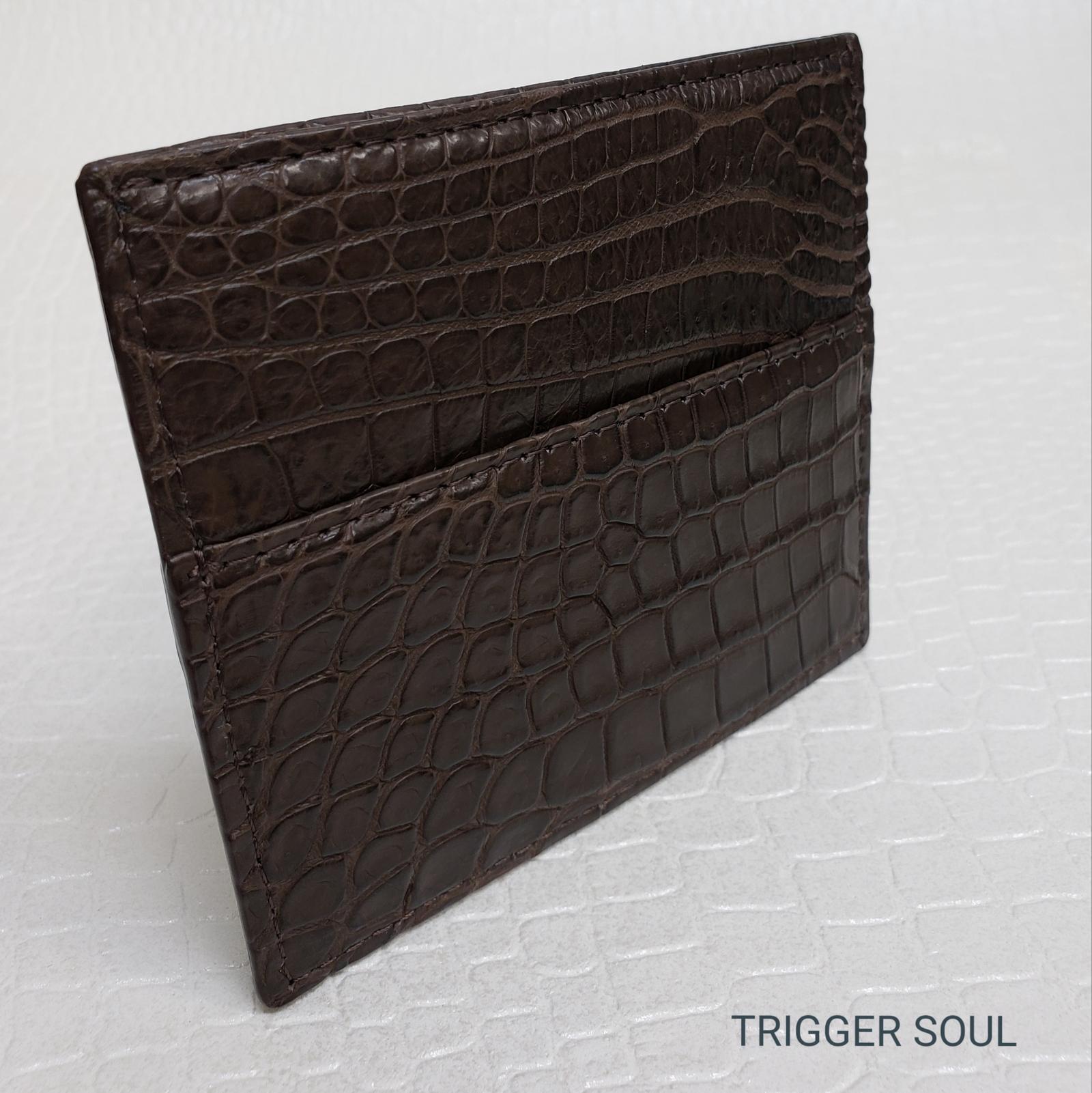手のひらsize　クロコダイルコンパクトウォレット／BR | 11枚目