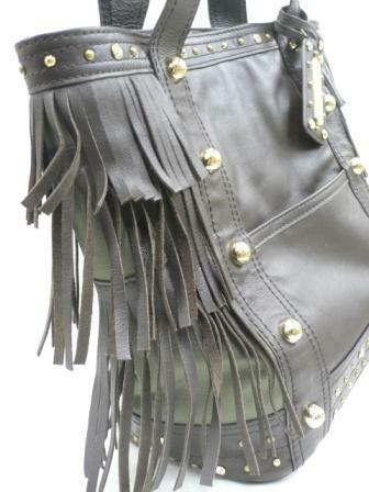 揺れるフリンジバックでスパイスアップを☆ trigger soulの人気No.1ﾄｰﾄのフリンジ版！／ビターブラウン | 5枚目