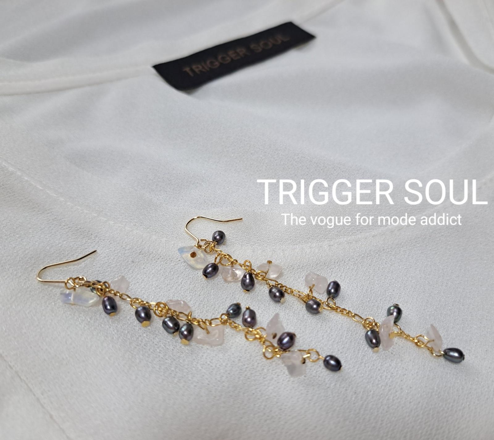 「とてもお上品です」シンプルスタイルも存在感あるシュッ。としたアクセサリーで華やかさUP1枚目の画像